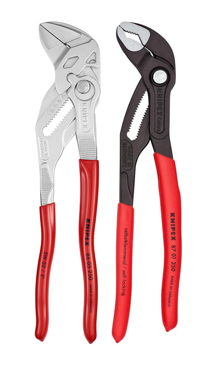 Knipex 9K0080147US - Juego de 2 bombas de agua y alicates de cobra de 10 pulgadas