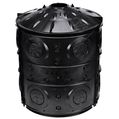 Flo-Well 28.75” 40 Gal Drainage Tank - Catch Basin Landscaping Water Diverter - Gutter to Dry Well Advanced French Drain System - Drainbox for Outdoor Surface Catch Basins - Rainwater Lawn Treatment