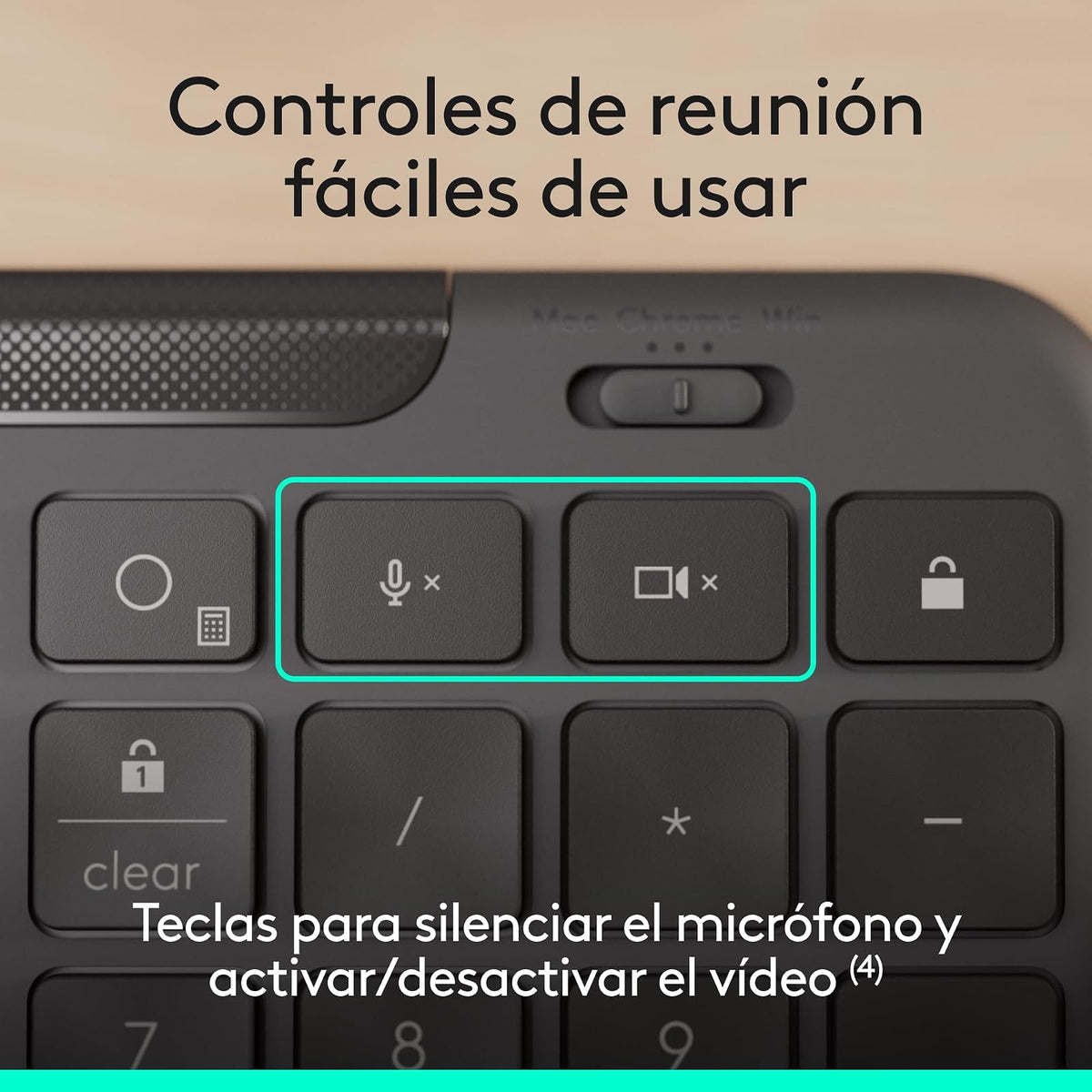 Logitech K620 Signature Slim for Business Teclado Alámbrico, tamaño estándar, USB-C Plug and Play, Windows/Mac/Chrome/PC/Notebooks - Color Grafito