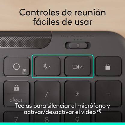 Logitech K620 Signature Slim for Business Teclado Alámbrico, tamaño estándar, USB-C Plug and Play, Windows/Mac/Chrome/PC/Notebooks - Color Grafito