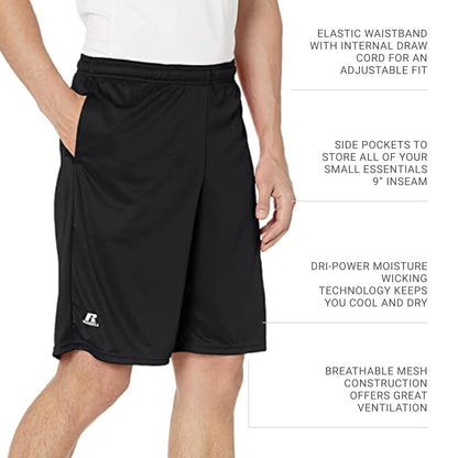Russell Athletic short para hombre tecnologia dripower