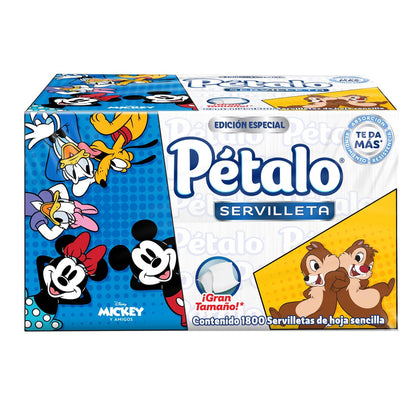 Pétalo Servilleta, EDICIÓN ESPECIAL, Pack de 4 bolsas con 450 servilletas C/U