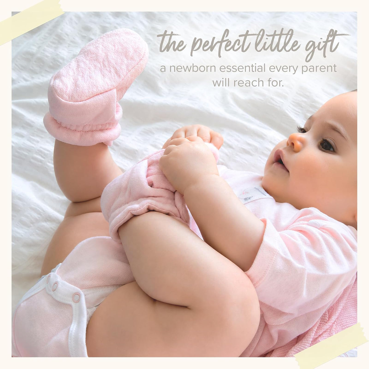Burt's Bees Baby - Calcetín unisex de género neutro para edades de 0 a 9 meses