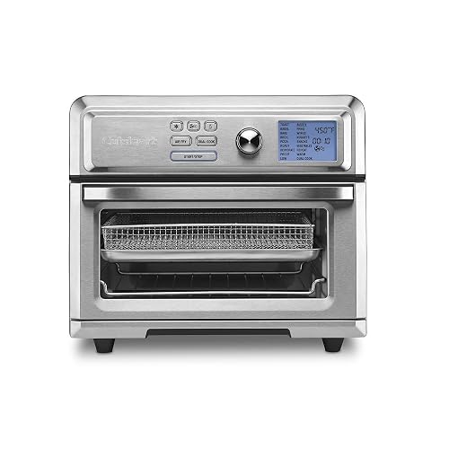 Cuisinart Horno Air Fryer Digital TOA-65 1800W con Deshidratador | 9 funciones, freír con aire y deshidratar, Temperatura 80°-450°F, Luz interior, Pantalla digital. Interior antiadherente