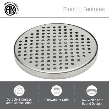 American Metalcraft DT3 - Bandeja de Goteo (Acero Inoxidable)