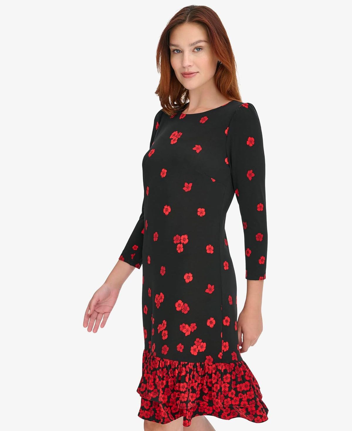 Tommy Hilfiger Jersey elástico Manga 3/4 Vestido para Mujer