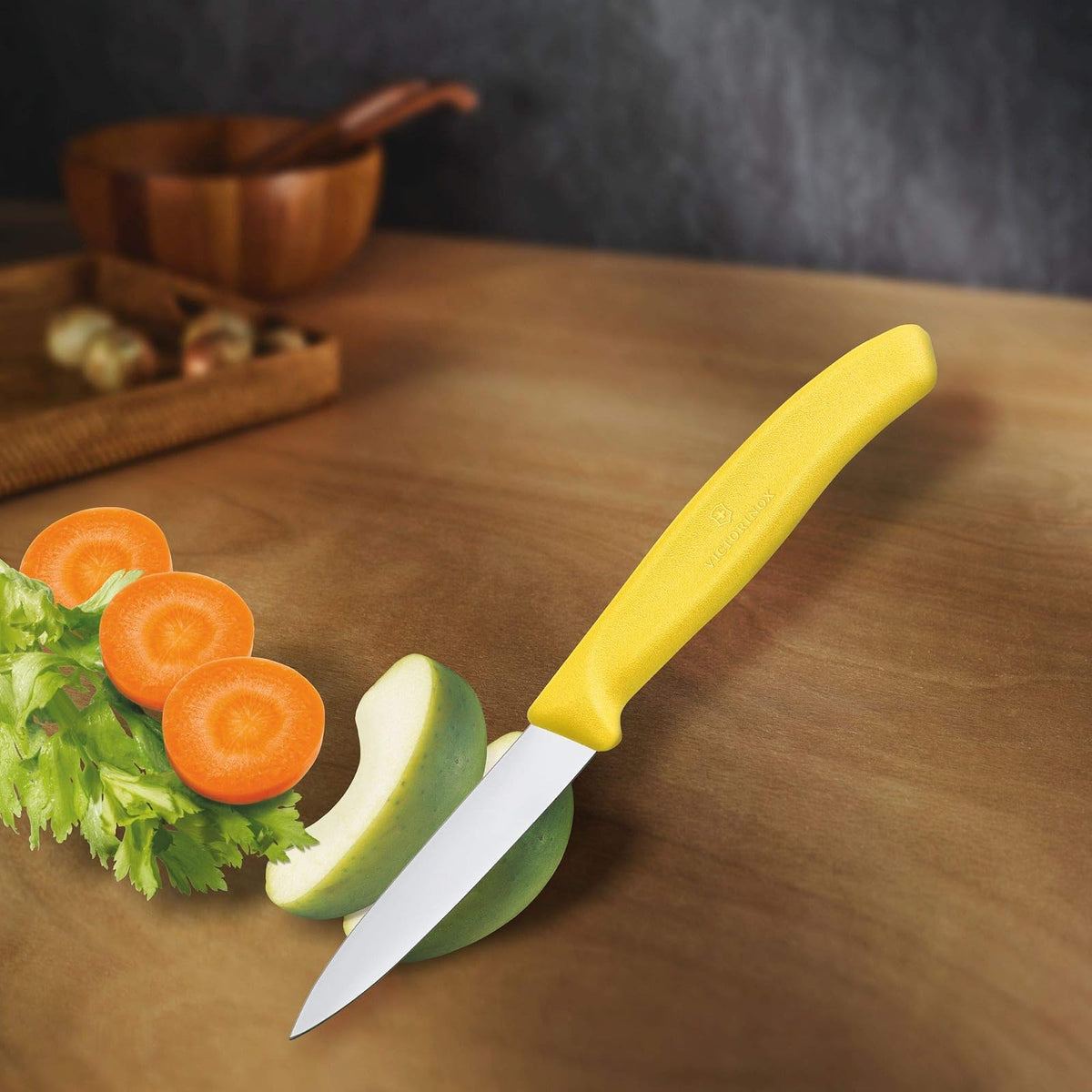 Victorinox Cuchillo Mondador, Amarillo, 8 Centímetros
