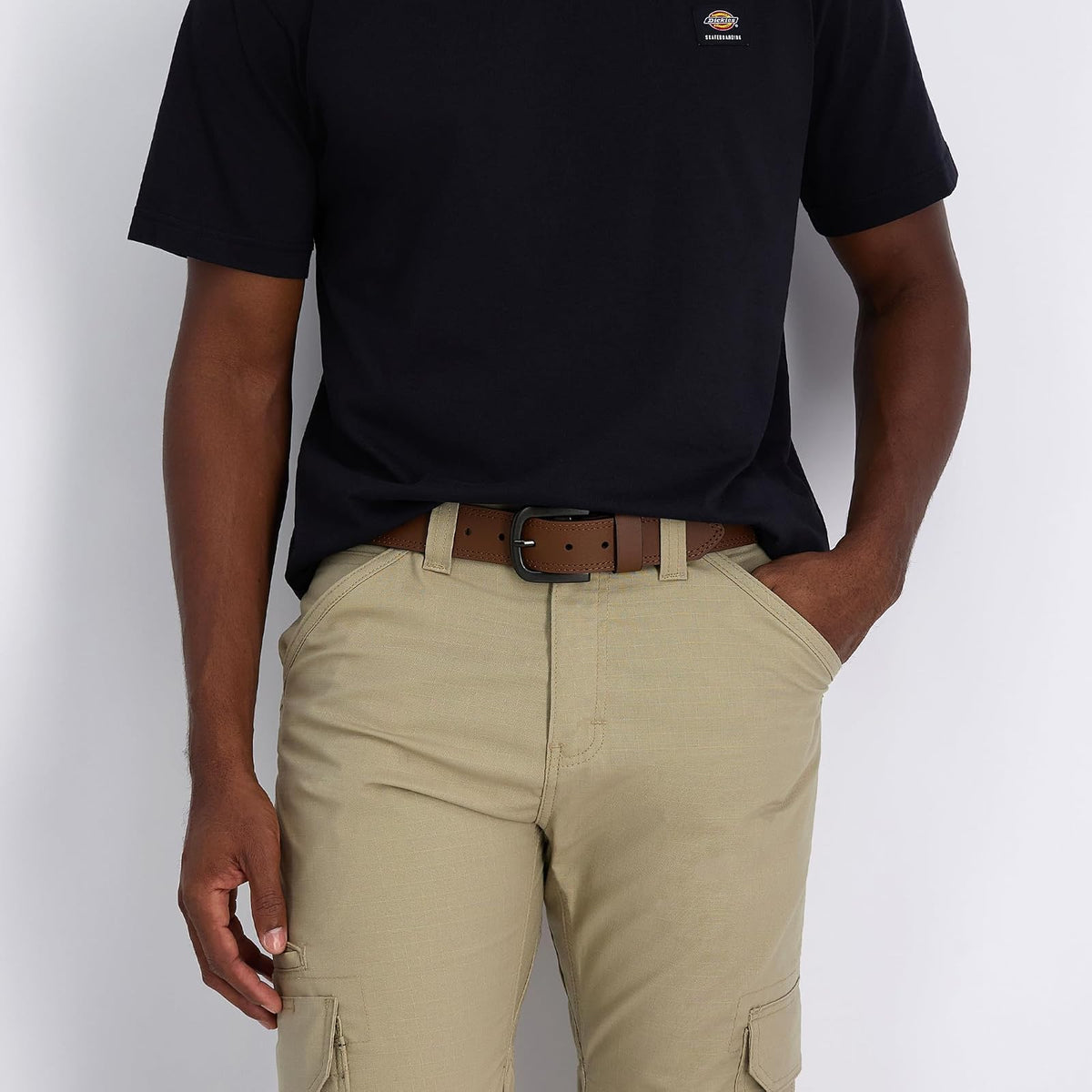 Dickies Cinturón de puntada de dos filas CinturónHombre
