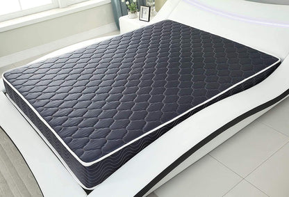 AC Pacific Colchón de Espuma de Alta Densidad Resistente al Agua de 6 Pulgadas, Fabricado en Estados Unidos con Elegante Tela Transpirable Acolchada con Diamantes, distribuye el Peso uniformemente,