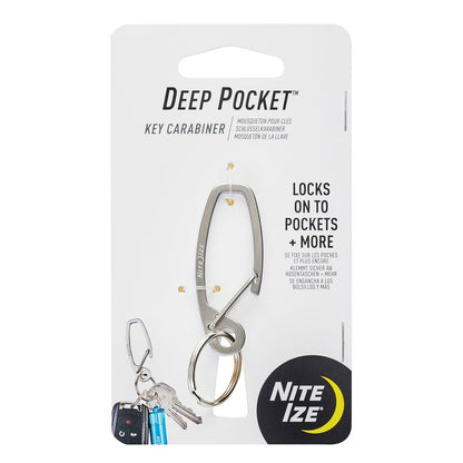 Nite Ize Deep Pocket™ - Mosquetón para Llave