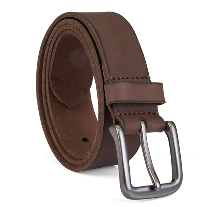 Timberland - Cinturón clásico para hombre - Café Oscuro - 36