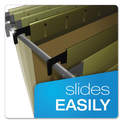 Pendaflex SureHook - Carpetas colgantes reforzadas de gran capacidad, tamaño carta, color verde, 20 por caja (6152 x 2)