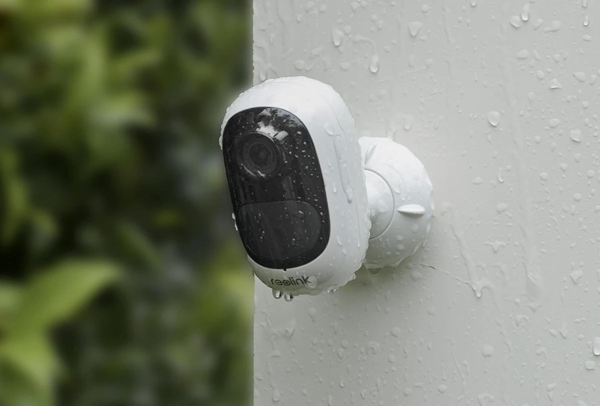 Reolink Argus 2E Cámara IP Alimentada por Batería + Panel Solar, 100% sin Cables