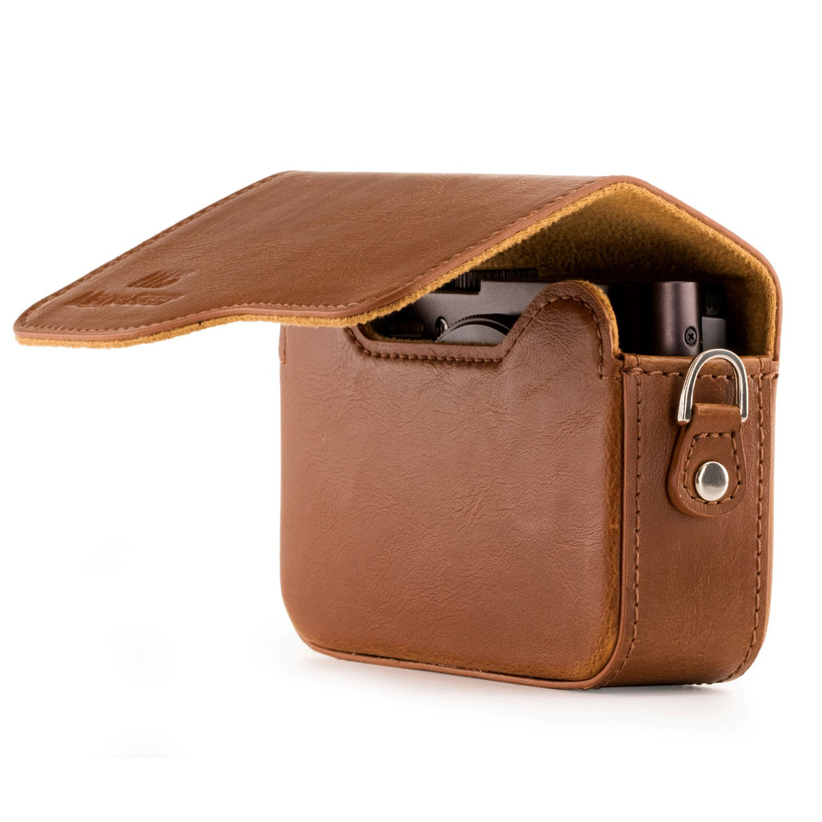 MegaGear Estuche de Cuero, con Correa Compatible con Leica C Typ 112