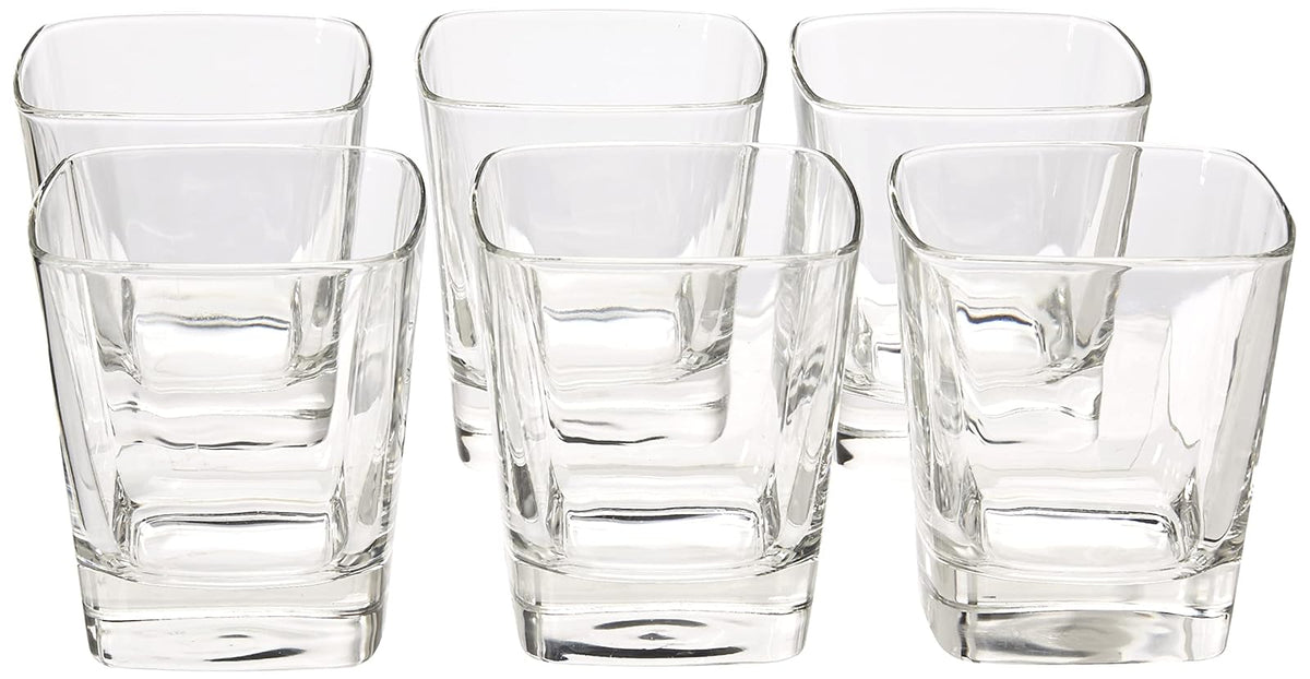 Borgonovo Palladio Q. Juego de 6 Vasos de Vidrio, 350 ml