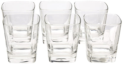 Borgonovo Palladio Q. Juego de 6 Vasos de Vidrio, 350 ml