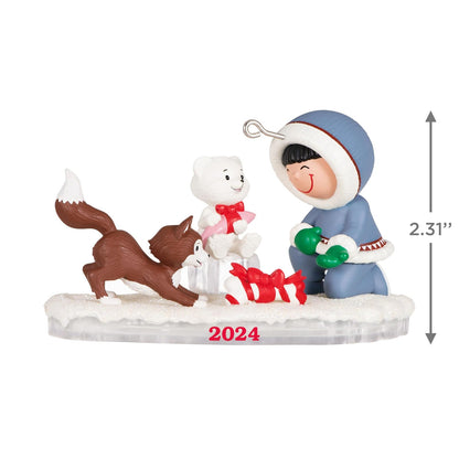 Hallmark - Adorno navideño de Recuerdo 2024, Frosty Friends 2024, Regalos para coleccionistas de muñeco de Nieve