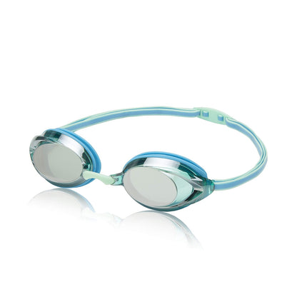 Speedo Vanquisher 2.0 Goggles de Natación para Dama - anteojos de natación espejadas Vanquisher 2.0 - Azul - Gris