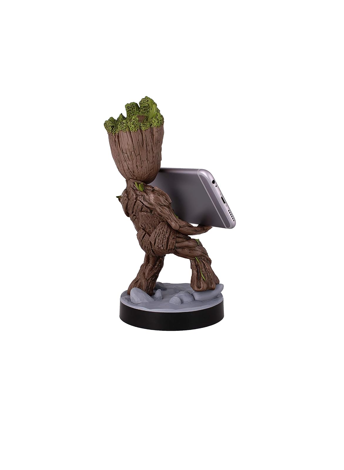 Exquisite Gaming Cable Guys Toddler Groot - Soporte para teléfono y Driver | Soporte de estatua de PVC resistente de 8.5 pulgadas, compatible con PS5, Xbox Series X/S y iPhone, Guardians of The Galaxy