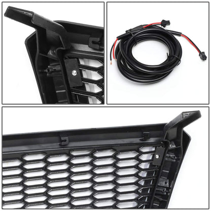 DNA MOTORING Malla LED Barra de Luz Delantera para Parachoques para Ford F-150 2004-2008, Negro, GRF-LB-012-BK