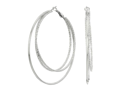 GUESS Aretes, Gris, Una talla