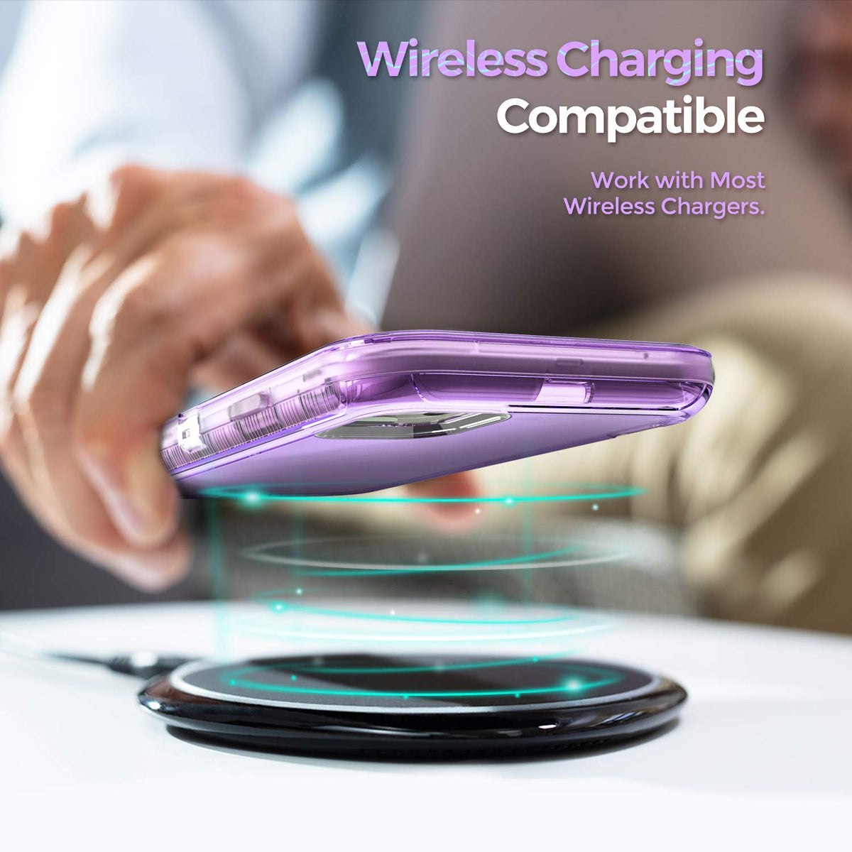 ORIbox - Funda Compatible con iPhone 11 Pro MAX, Resistente a los Golpes, anticaídas, Transparente