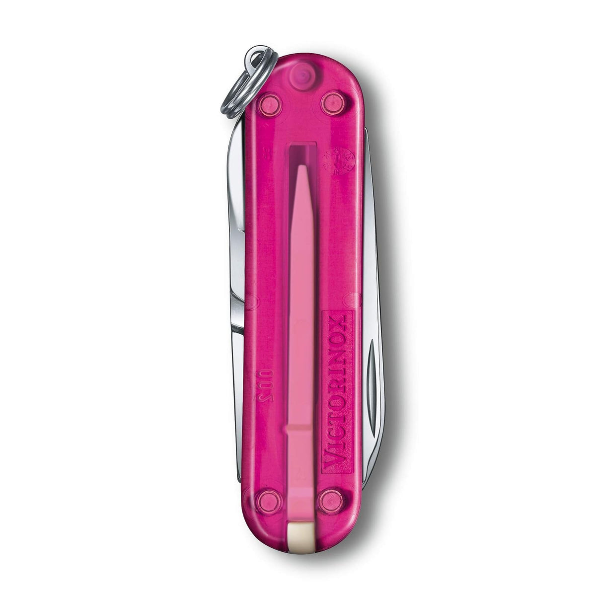 Victorinox Navaja Classic Colors, 7 Usos, Cupcake Dream, 58 mm | Herramienta plegable compacta de 58 mm incluye tijeras, lima de uñas, destornillador y pinzas. Escamas ABS duraderas en