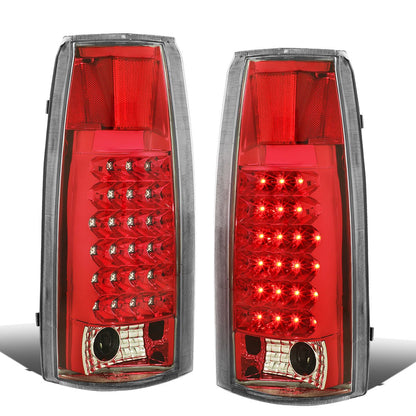 DNA Motoring Luz Trasera LED del Conductor y Pasajero, Cromado TL-C10-LED-CH-RD