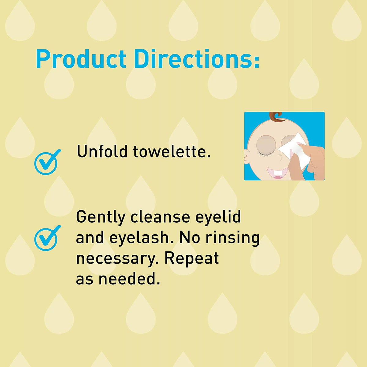 OCuSOFT Baby Eyelid and Eyelash Cleanser, Pre-Moistened Towelette, 20 Count