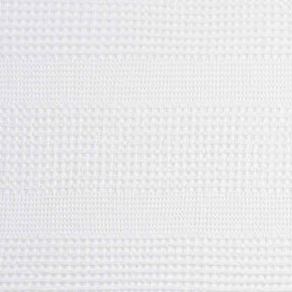 Madison Park Arlo 100% Cotton Shower Curtain, Texture Waffle Weave Design 800 gsm Hotel Quality, Soft Trendy Bathroom Décor, Machine Washable, Bathtub Fabric Privacy Screen, 72" x 72", White