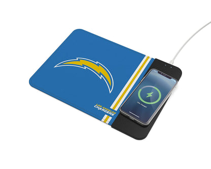 SOAR NFL - Alfombrilla de Mouse de Carga inalámbrica, Los Angeles Chargers