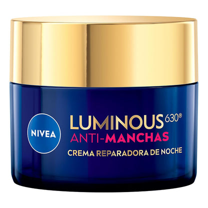 NIVEA Cellular Luminous630 Fluido Facial Anti-Manchas FPS50, 40 ml - Crema de Noche
