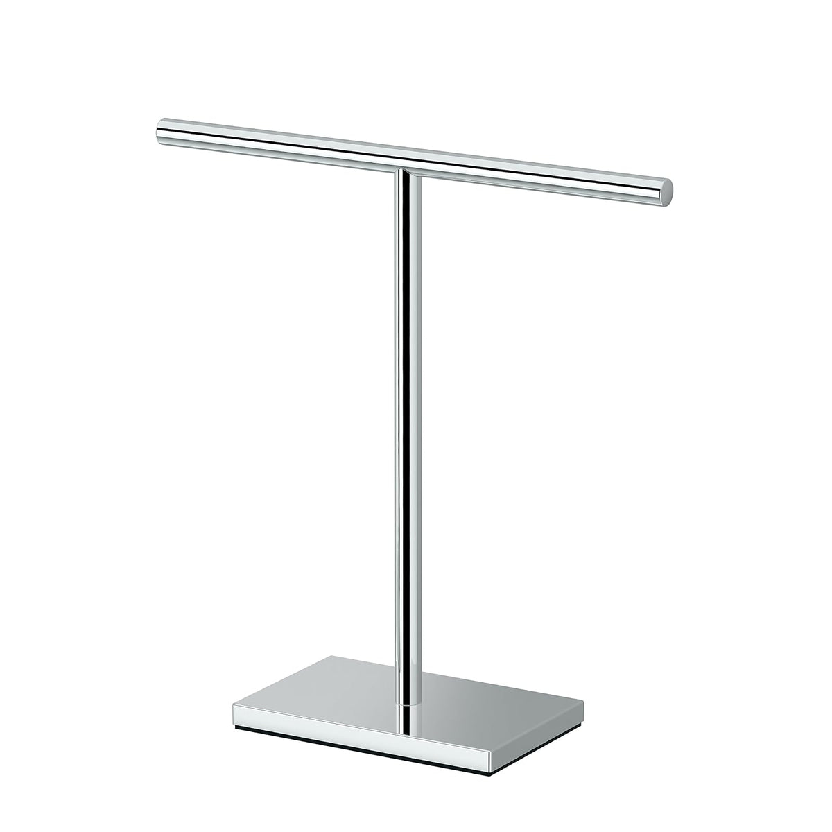 Gatco - Toallero de pie Rectangular con Base Rectangular, Moderno, Cromado