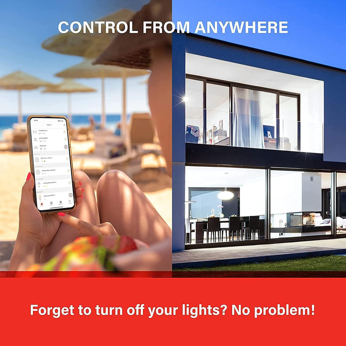 Sengled - foco de luz Alexa, bombillas inteligentes, bombillas inteligentes que funcionan con Alexa y Google Assistant, bombillas WiFi A19 de luz diurna (5000 K), no requiere concentrador, 800 lm
