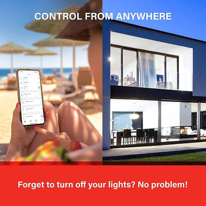 Sengled - foco de luz Alexa, bombillas inteligentes, bombillas inteligentes que funcionan con Alexa y Google Assistant, bombillas WiFi A19 de luz diurna (5000 K), no requiere concentrador, 800 lm