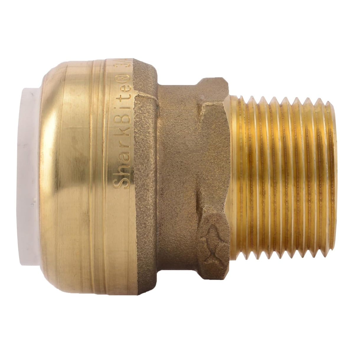 Shatg #Sharkbite - Conector macho de 1/2" de PVC x 1/2" Mnpt, 1.9 cm, N/A