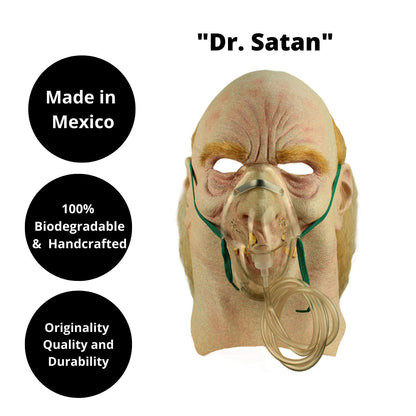 REV Máscara de Dr. Satán, Disfraz de película House of 100 Corpses ideal para Halloween