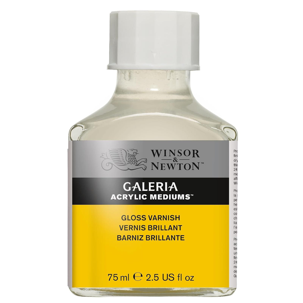 Winsor & Newton Galeria Medios Acrílicos para Pintura - 75 ml (Paquete de 1) - Laca de brillo