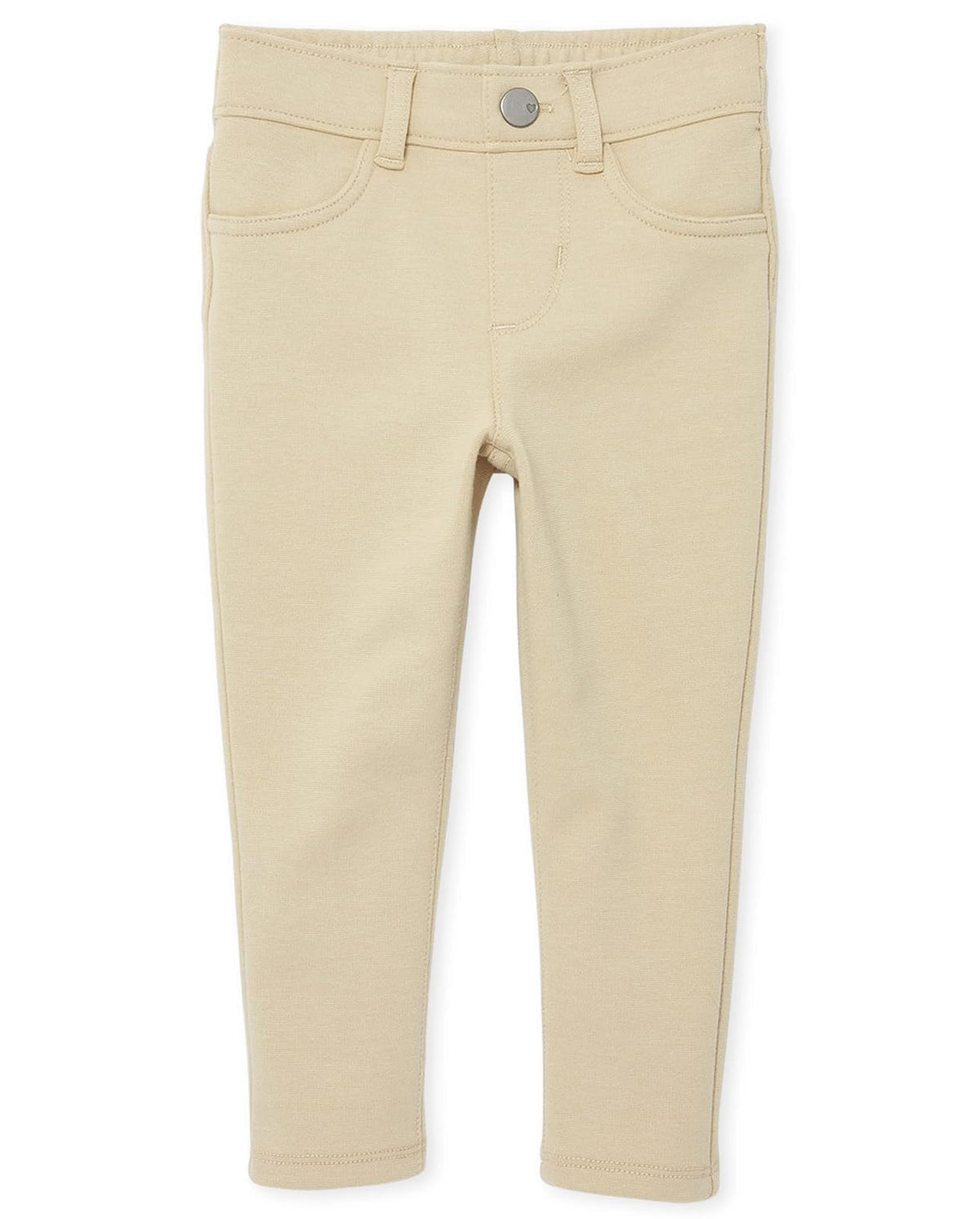The Children's Place Y Jeggings de Punto Ponte para niñas pequeñas Jeans para Bebé-Niñas - Sandy Single - 5T