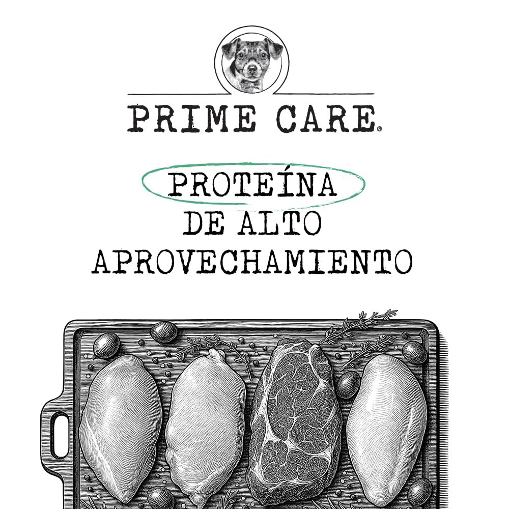 Prime Care Alimento para Perros Cachorros Razas Pequeñas y Mini 2 kg