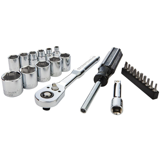 CRAFTSMAN - Juego de herramientas mecánicas, 24 piezas, 3/8 pulgadas (CMMT12112)