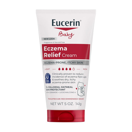 EUCERIN BABY| Eczema Relief | Crema para Rozaduras Dermatitis alivia y protege de rojeces del pañal | 141gr