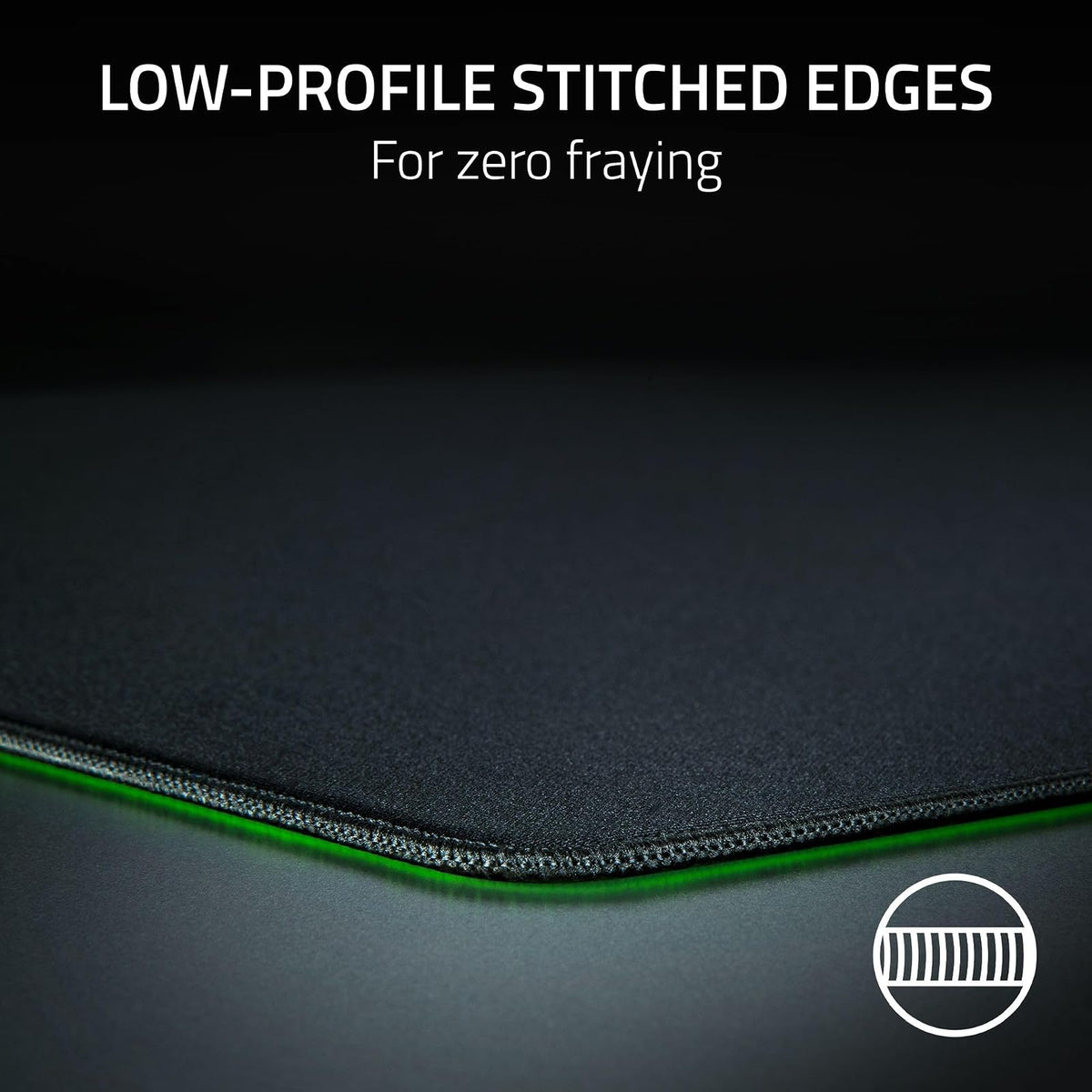 Razer Gigantus V2 Pro Soft Esports Gaming Mouse Pad (MAX Control) – Ultra-High Friction Cloth Surface, Tracking Accuracy, GlideCore Foam, Anti Slip Base, Low-Profile Stiched Edges – Large