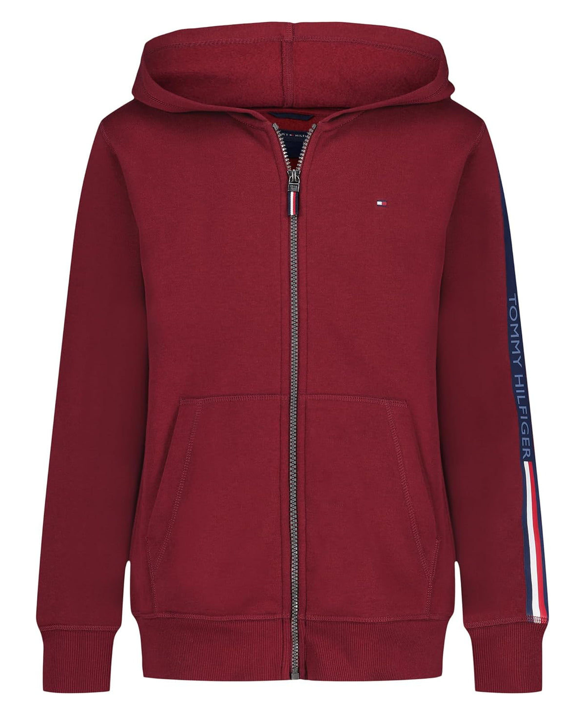 Tommy Hilfiger sudadera con capucha para niños - 14-16 - Syrah clásico
