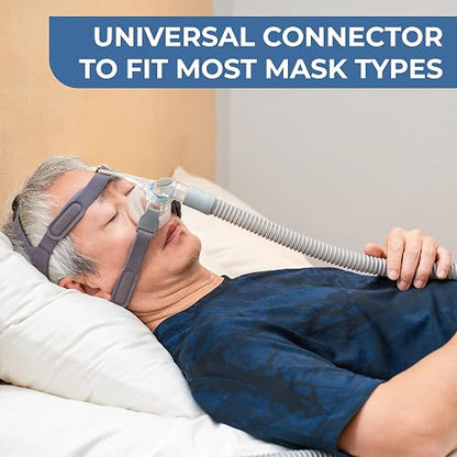 Roscoe Medical Manguera CPAP Ligera 8 pies, Compatible con Resmed, Philips, Fisher & Paykel