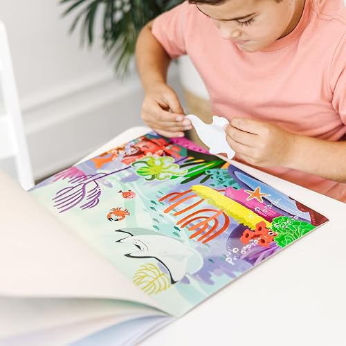 Melissa & Doug Bloc De Autoadhesivos Reutilizables - Mundo Submarino