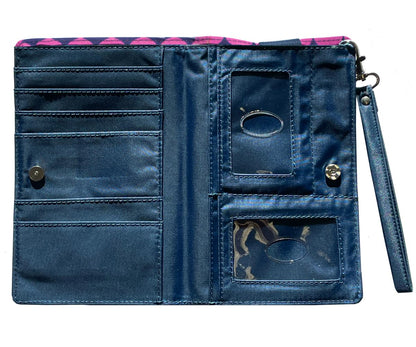 Big Skinny Cartera Bi-Fold Delgada myPhone para Mujeres Talla Grande, Capacidad para Hasta 20 Tarjetas