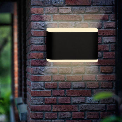 Tecnolite - Lámpara de Pared Arbotante Exterior LED 12 W, Luz Cálida Brillante 3000 K, Doble salida de luz