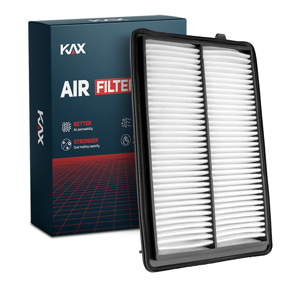 KAX Filtro de Aire de Motor CA10468 para Honda Accord y Acura TL - CA11413
