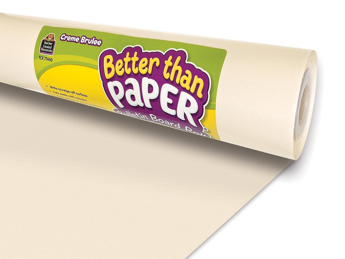 Teacher Created Resources Creme Brulee Better Than Paper® - Rollo de tablero de anuncios (TCR77440)